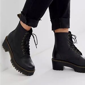 Dr. Martens Shriver Hi Platform Black Boots